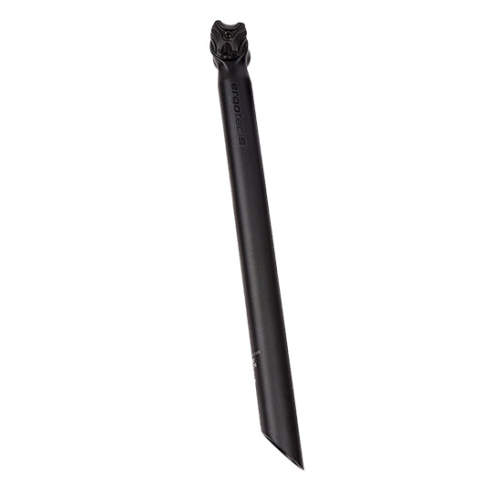 TIGE DE SELLE D30.9 ALU L400 ROUTE/VTT ERGOTEC VIPER NOIR DEPORT 0 MM (LEVEL 5)
