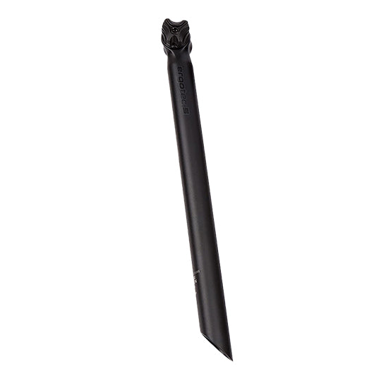 TIGE DE SELLE D31.6 ALU L400 ROUTE/VTT ERGOTEC VIPER NOIR DEPORT 0 MM (LEVEL 5)