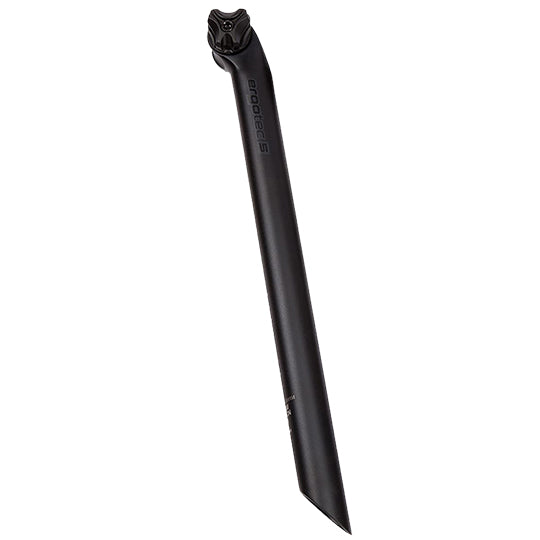 TIGE DE SELLE D27.2 ALU L400 ROUTE/VTT ERGOTEC VIPER NOIR DEPORT 10 MM (LEVEL 5)