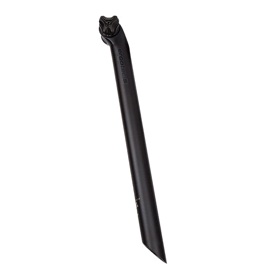 TIGE DE SELLE D30.9 ALU L400 ROUTE/VTT ERGOTEC VIPER NOIR DEPORT 10 MM (LEVEL 5)