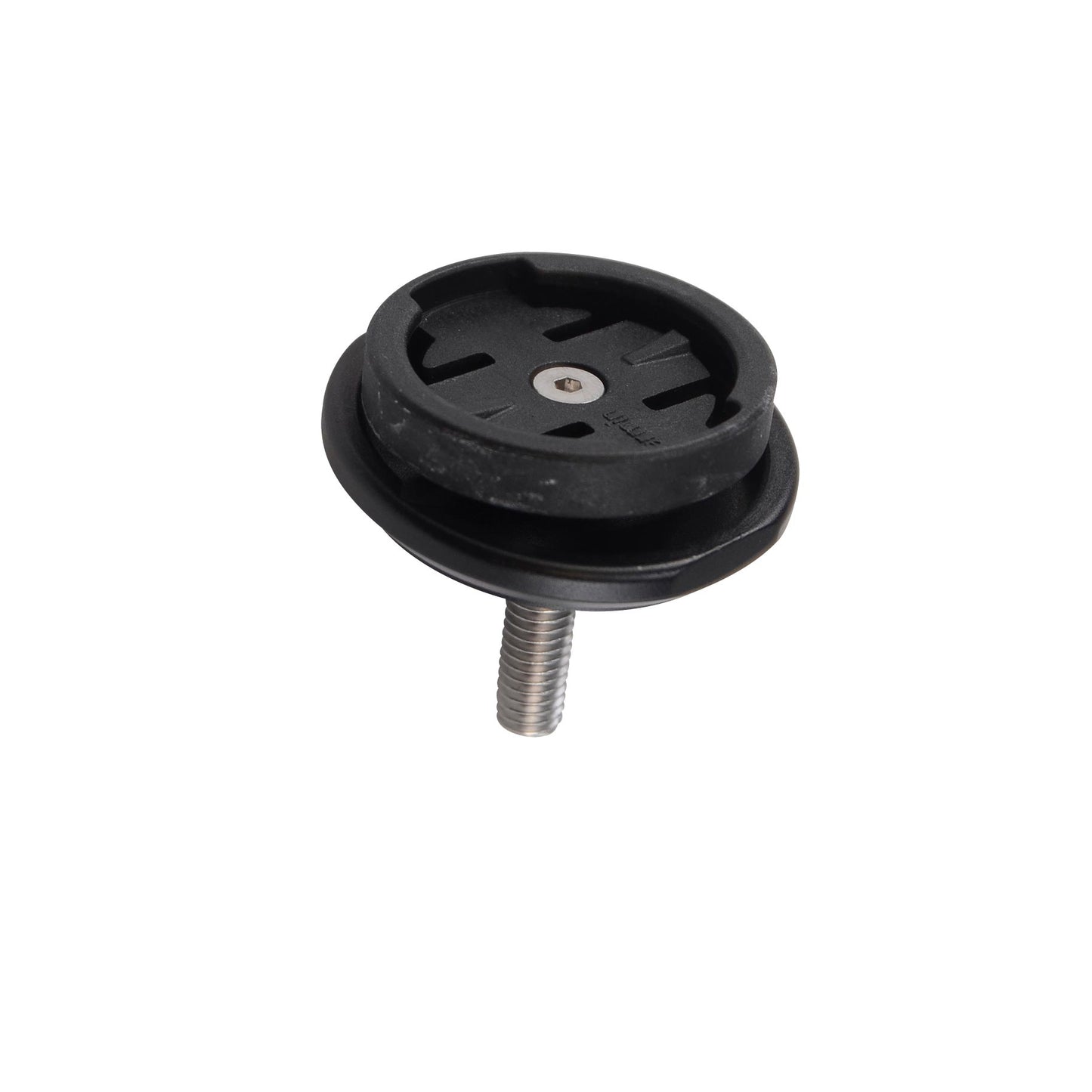 SUPPORT COMPTEUR GPS OPTIMIZ ALU NOIR FIXATION CAPOT DIRECTION 1"1/8 COMP. GARMIN