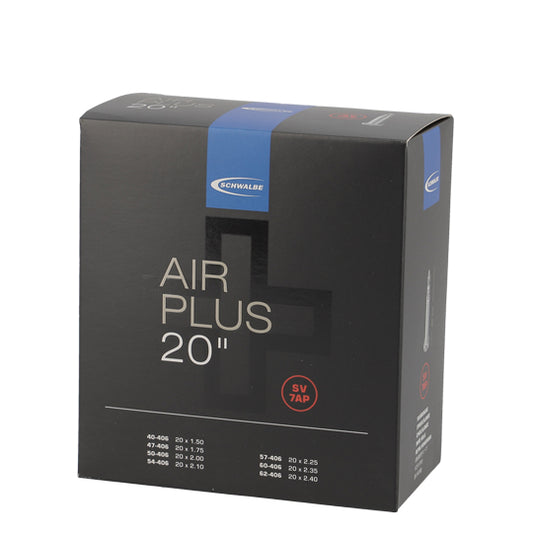 CHAMBRE A AIR VELO 20" X 1.50-2.50 (40/62-406) VP SCHWALBE AIR PLUS SV7AP