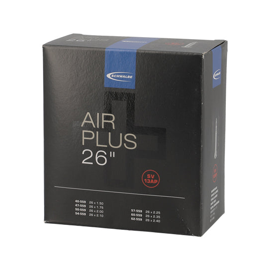 CHAMBRE A AIR VELO 26" X 1.50-2.40 (40/62-559) VP SCHWALBE AIR PLUS SV13AP