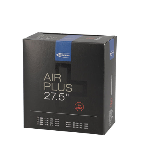 CHAMBRE A AIR VELO 27.5" X 1.50-2.40 (650B - 40/62-584) VP SCHWALBE AIR PLUS SV21AP