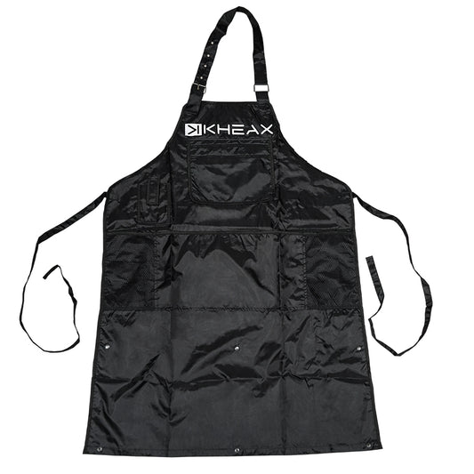 TABLIER ATELIER KHEAX MULTI-POCHES  NOIR T.UNIQUE - 100 % POLYESTER