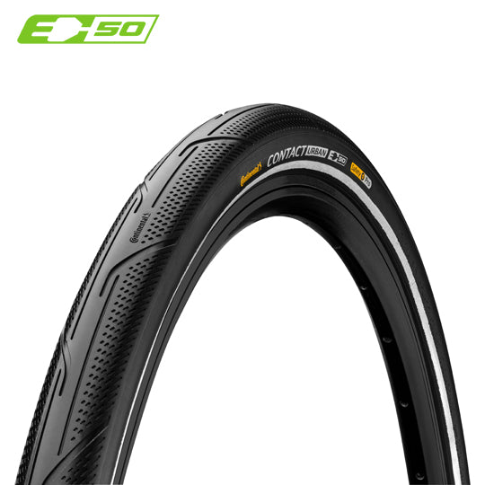 PNEU VTC/URBAIN 27.5X1.60 TR CONTINENTAL CONTACT URBAN TT NOIR (42-584) VAE/EBIKE 50 KM/H