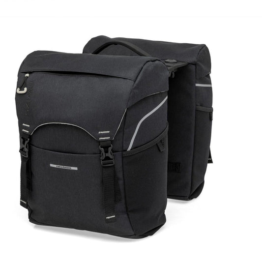 SACOCHE VELO PORTE BAGAGE A PONT NEWLOOXS SPORTS NOIR RACKTIME - 32 LITRES - 290x390x160MM