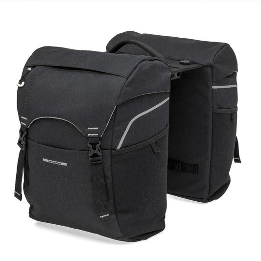 SACOCHE VELO PORTE BAGAGE A PONT NEWLOOXS SPORTS NOIR MIK - 32 LITRES - 290x390x160MM