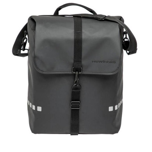 SACOCHE VELO PORTE BAGAGE NEWLOOXS ODENSE SINGLE NOIR - 17.5 LITRES - 320x380x160MM