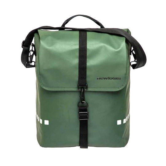 SACOCHE VELO PORTE BAGAGE NEWLOOXS ODENSE SINGLE KAKI - 17.5 LITRES - 320x380x160MM
