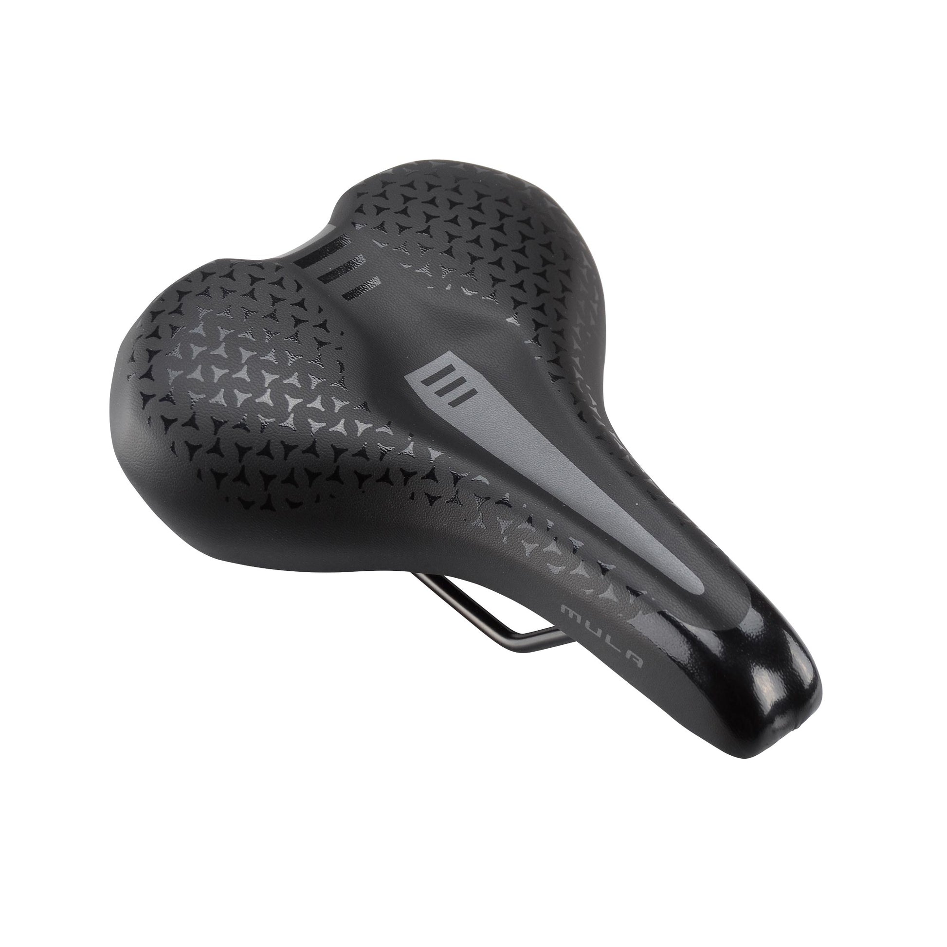 SELLE LOISIR MONTE GRAPPA 6300 MULA UNISEX NOIR ELASTOMERE