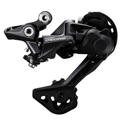 DERAILLEUR VTT AR SHIMANO DEORE M5120 10/11V SHADOW RD+ NOIR SUPER GDE CHAPE