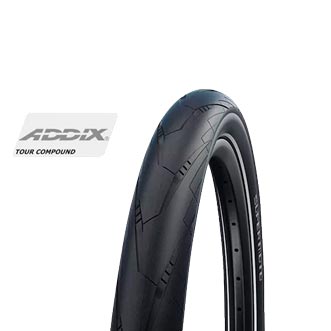PNEU VTC/URBAIN 27.5X2.40 TR SCHWALBE SUPER MOTO TT NOIR (62-584) VAE/EBIKE 50 KM/H
