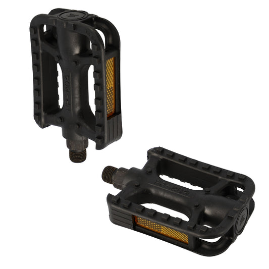 PEDALE CITY/URBAIN RESINE OPTIMIZ NOIR ERGOT ANTI DERAPANT D 9/16 (PR)