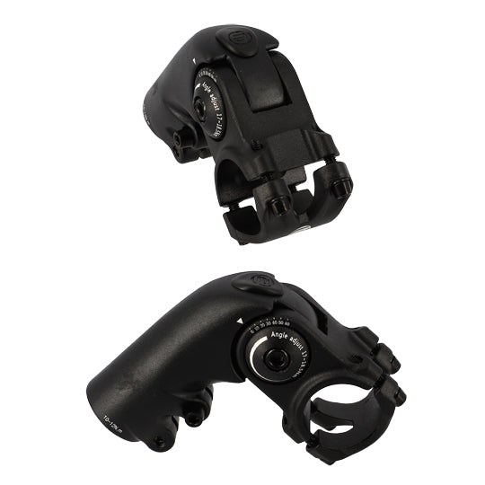 POTENCE REGLABLE AHEAD SET 1''1/8 L60 ERGOTEC OCTOPUS AHEAD 50 ALU NOIR 0/+60° CINTRE 31.8