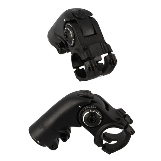 POTENCE REGLABLE AHEAD SET 1''1/8 L60 ERGOTEC OCTOPUS AHEAD 50 ALU NOIR 0/+60° CINTRE 31.8