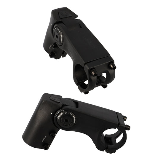 POTENCE REGLABLE AHEAD SET 1''1/8 L90 ERGOTEC SEPIA AHEAD 50 ALU NOIR 0/+60° (CINTRE 31.8)