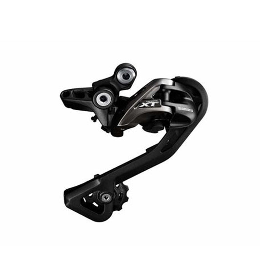 DERAILLEUR VTC/TREKKING AR SHIMANO XT T8000SGS 10V SHADOW+ NOIR SUPER GRANDE CHAPE