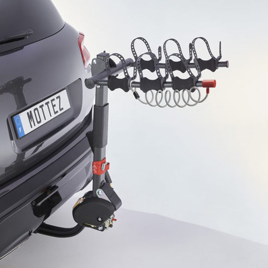 PORTE VELO SUR ATTELAGE SUSPENDU MOTTEZ HERCULE   NOIR VAE/E BIKE 3 VELOS PRIX NET