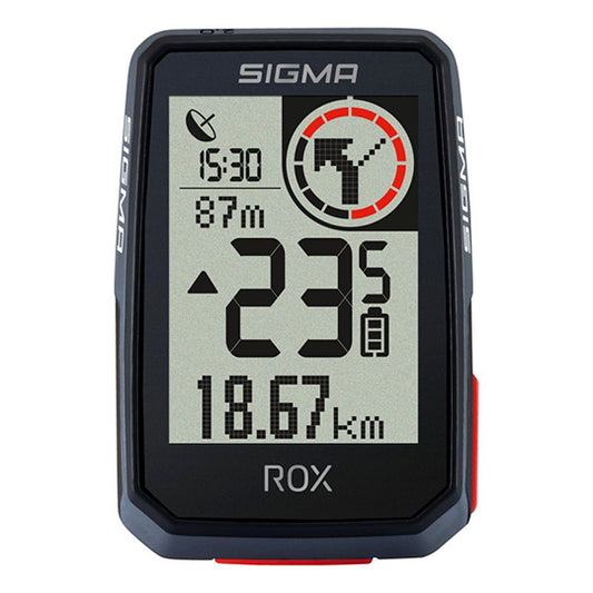 COMPTEUR VELO SANS FIL/GPS SIGMA ROX  2.0 14 FCTS NOIR SET TOP MOUNT (SUPPORT DEPORTE COUR