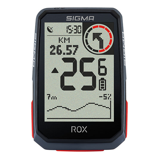 COMPTEUR VELO SANS FIL/GPS SIGMA ROX  4.0 30 FCTS NOIR