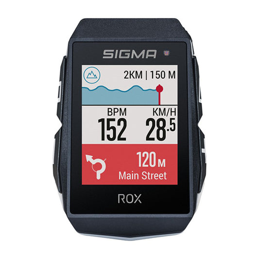 COMPTEUR VELO SANS FIL/GPS SIGMA ROX 11.1  EVO 150 FCTS BLANC