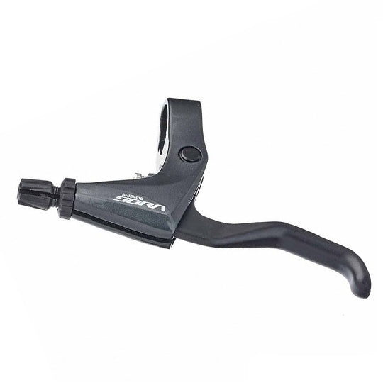 LEVIER FREIN VELO ROUTE 2 DOIGTS SHIMANO SORA R3000 CINTRE PLAT NOIR GAUCHE