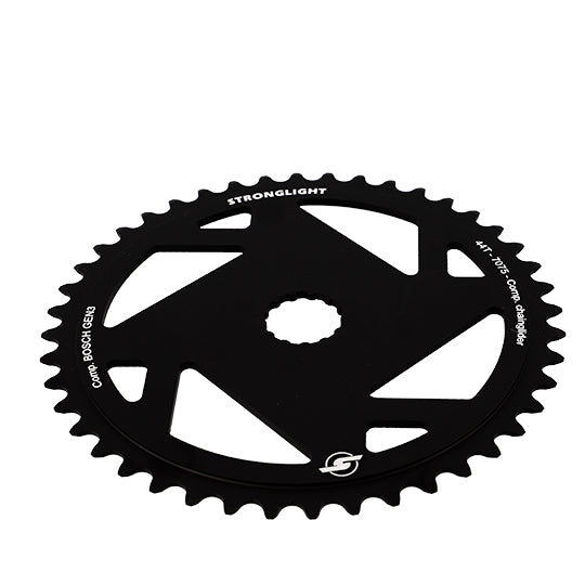 PLATEAU E BIKE/VAE MONO DIRECT MOUNT  44DTS ALU 7075 NOIR STRONG COMP. BOSCH GEN3 CHAINGLI