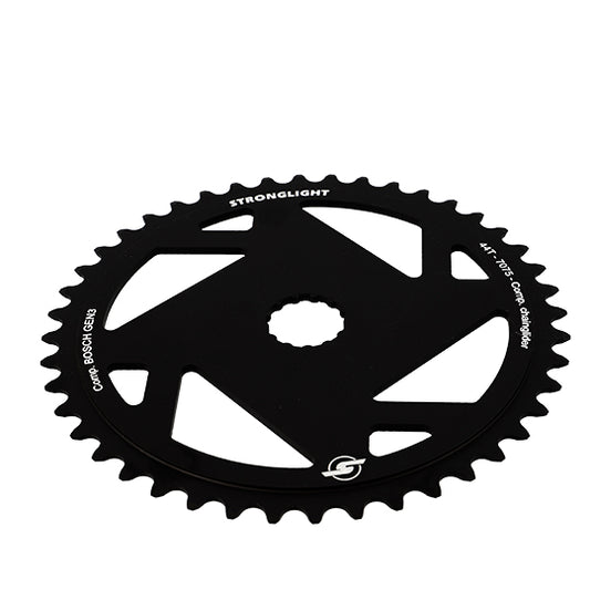 PLATEAU E BIKE/VAE MONO DIRECT MOUNT  44DTS ALU 7075 NOIR STRONG COMP. BOSCH GEN3 CHAINGLI