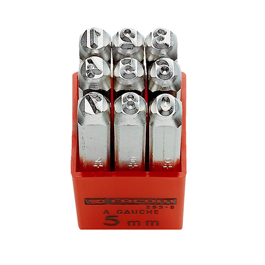 JEU DE 9 CHIFFRES A FRAPPER 4MM FACOM