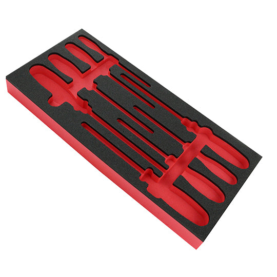 PLATEAU MOUSSE VIDE FACOM POUR MODULE 8 TOURNEVIS PROTWIST (6 PLATS - 2 CRUCIFORMES)