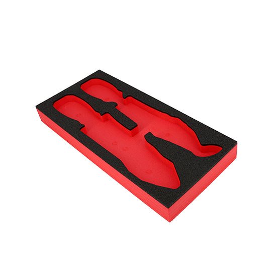 PLATEAU MOUSSE VIDE FACOM POUR MODULE 4 PINCES (3 CPE ET 1 ETAU)