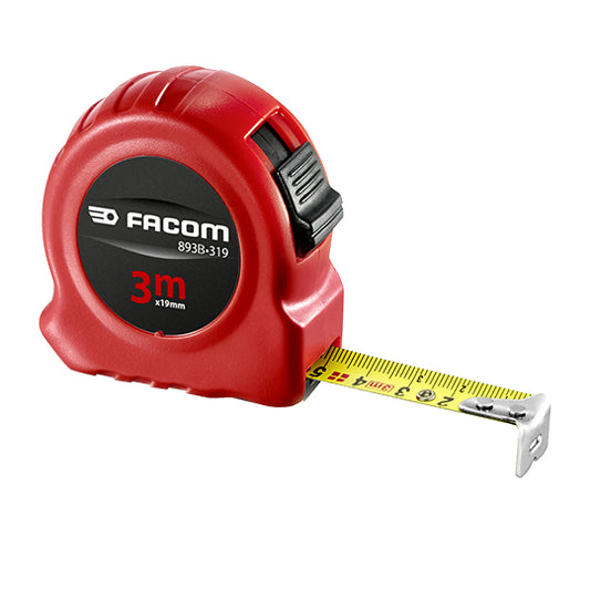 METRE A RUBAN 3MX19 MM FACOM DOUBLE FACE AVEC BLOCAGE