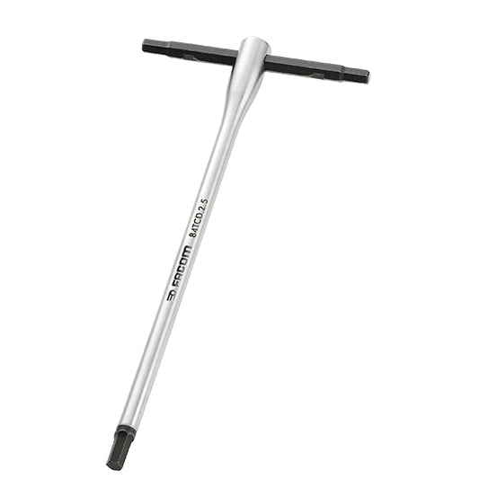 CLE HEXAGONALE EN T  2,5 MM FACOM COULISSANTE