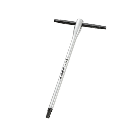 CLE HEXAGONALE EN T  3 MM FACOM COULISSANTE