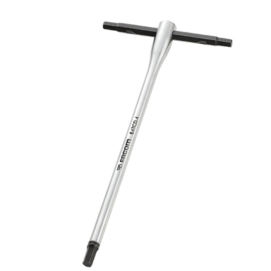 CLE HEXAGONALE EN T  4 MM FACOM COULISSANTE