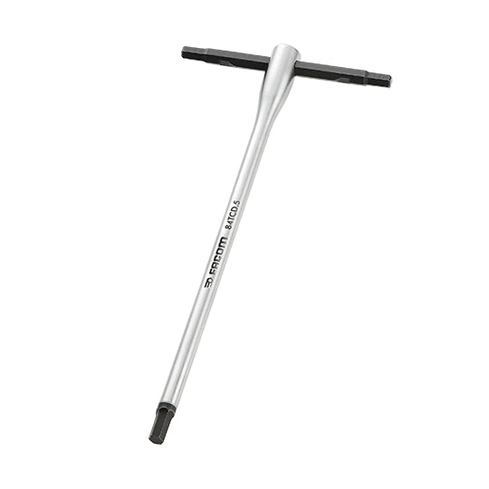 CLE HEXAGONALE EN T  5 MM FACOM COULISSANTE