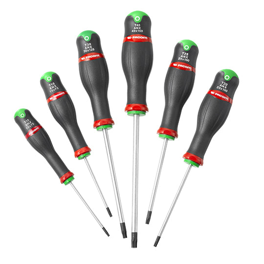 JEU DE 6 TOURNEVIS FACOM (TORX) - PRIX NET