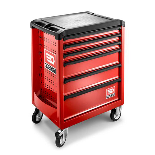 SERVANTE ATELIER FACOM ROLL 6 TIROIRS ROLL ROUGE  - PRIX NET