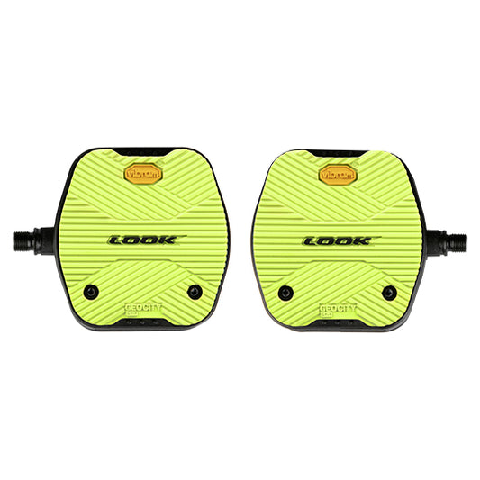 PEDALE VTT/TREKKING/CITY LOOK GEO CITY GRIP VIBRAM LIME 530GR (PR)