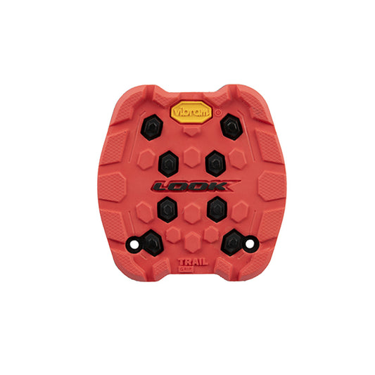 PAD/REVETEMENT PEDALE LOOK TRAIL GRIP ROUGE (X4)