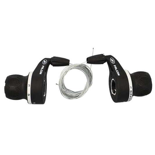 MANETTE VTT P.TOURNANTE  7X3V. FALCON NOIR (PAIRE)