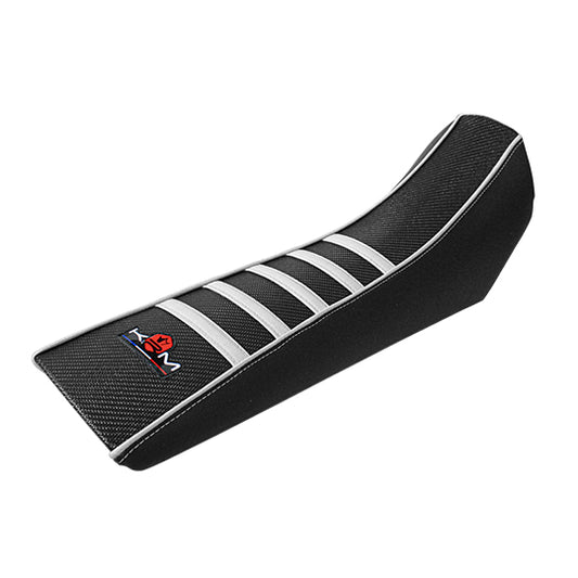HOUSSE DE SELLE MECABOITE KRM PRO RIDE ADAPT.DERBI SENDA ->11/DRD ->06- BLANCHE