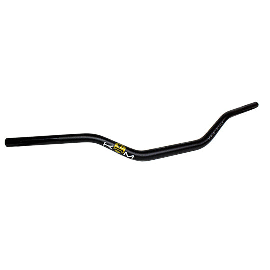 GUIDON MECABOITE/MOTO KRM OVERSIZE D28.6 ALU KRM PRO RIDE SANS MOUSSE - NOIR/OR