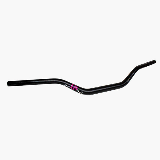 GUIDON MECABOITE/MOTO KRM OVERSIZE D28.6 ALU KRM PRO RIDE SANS MOUSSE - NOIR/ROSE