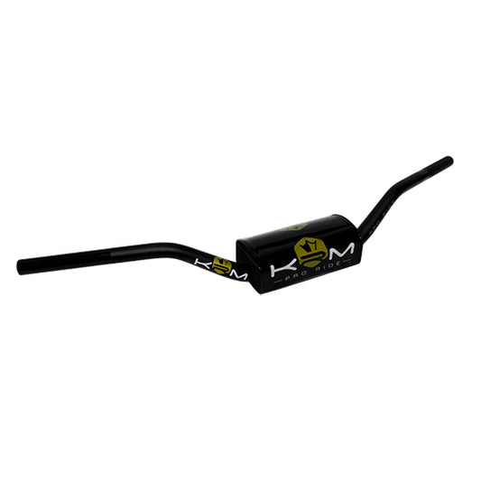 GUIDON MECABOITE/MOTO KRM OVERSIZE D28.6 ALU KRM PRO RIDE AVEC MOUSSE - NOIR/OR
