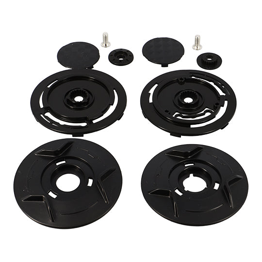 KIT FIXATION ECRAN CASQUE JET TRENDY T-406 - NOIR