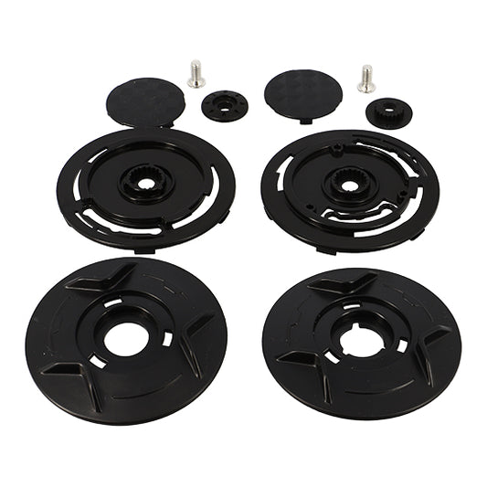 KIT FIXATION ECRAN CASQUE JET TRENDY T-406 - NOIR