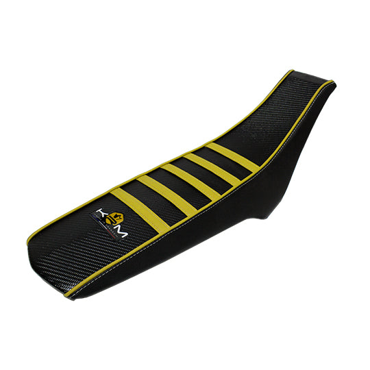 HOUSSE DE SELLE MECABOITE KRM PRO RIDE ADAPT.DERBI SENDA/GILERA SMT/RCR 2018->- JAUNE