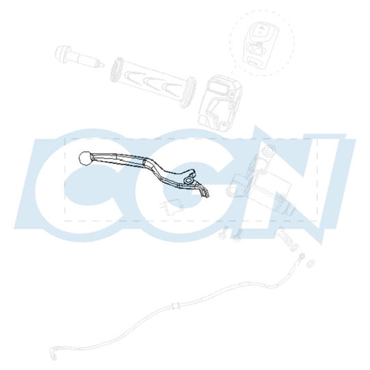 LEVIER DROIT MAXI SCOOTER OEM PEUGEOT 125 PULSION 2018->